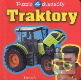 Traktory - puzzle leporelo