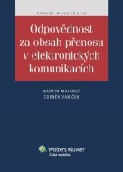 Odpovědnost za obsah přenosu v elektronických komunikacích - cena, porovnanie