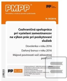 PMPP 9-10 - 2016 Cezhraničná spolupráca pri vysielaní zamestnancov na výkon prác pri poskytovaní služieb
