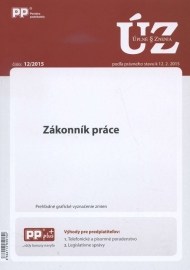 Úplné znenia zákonov 12/2015 Zákonník práce