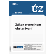UZZ 20 2016 Zákon o verejnom obstarávaní - cena, porovnanie