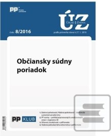 UZZ 8 2016 Občiansky súdny poriadok