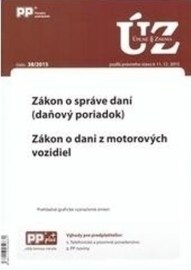 UZZ 38/2015 Zákon o správe daní