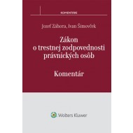 Zákon o trestnej zodpovednosti právnických osôb - komentár - cena, porovnanie