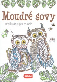 Moudré sovy - Omalovánky pro dospělé