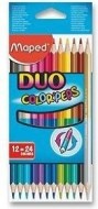 Pastelky trojboké Duo 24 farieb 12 ks MAPED Color'Peps - cena, porovnanie