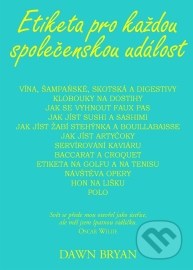 Etiketa pro každou společenskou událost