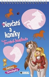 Tvorivé kreslenie - Dievčatá a koníky