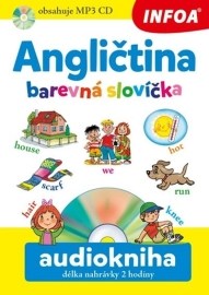 Angličtina - Barevná slovíčka + audiokniha s mp3 CD