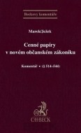 Cenné papíry v novém občanském zákoníku, komentář - cena, porovnanie