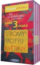 Průvodce přírodou - Stromy, Motýli, Květiny - BOX