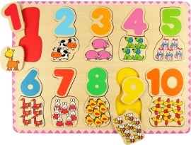 Bigjigs Toys Počítacie puzzle 2