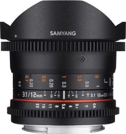 Samyang 12mm T3.1 VDSLR ED AS NCS Fisheye Sony