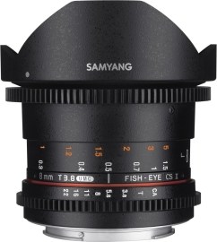 Samyang 8mm T3.8 VDSLR ASPH Fisheye CSII Sony