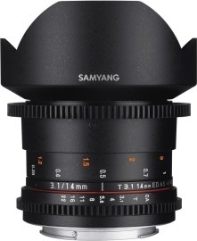 Samyang 14mm T3.1 VDSLR ED AS IF UMC Canon