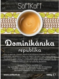 SofiKofi Dominikánska republika 500g