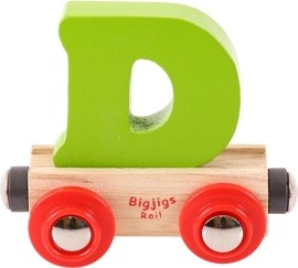 Bigjigs Rail Vagónik - Písmeno D