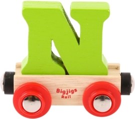 Bigjigs Rail Vagónik - Písmeno N