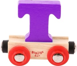 Bigjigs Rail Vagónik - Písmeno T