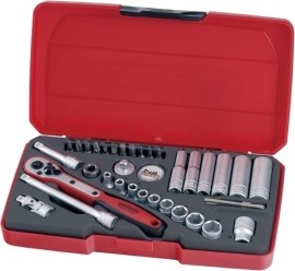 Tengtools Sada 1/4 račňa s príslušenstvom 4-13mm