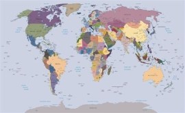 Impol Trade Mapa Sveta 416x254cm