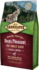 Carnilove Cat Duck & Pheasant Adult Hairball Contr 2kg