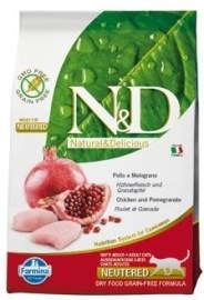 ND Grain Free Cat Neutered Chicken & Pomegranate 5kg