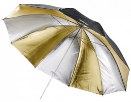 Walimex Reflex Umbrella Dual Gold Silver 2 Lay 150cm