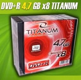 Esperanza Titanum Slim Jewel Case 8x DVD+R 4.7GB 10