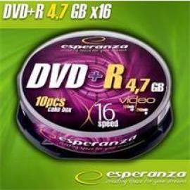 Esperanza Cakebox 16x DVD+R 4.7GB 10