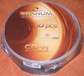 Esperanza Titanum Cakebox 52x CD-R 700MB 10