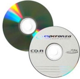Esperanza Cakebox Silver 52x CD-R 700MB 10