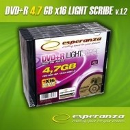 Esperanza Slim Jewel Case potlač 16x DVD+R 4.7GB 10 - cena, porovnanie