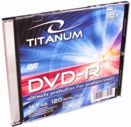 Esperanza Titanum Slim Jewel Case 16x DVD-R 4.7GB