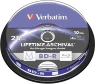 Verbatim 43825 BD-R 25GB 10ks - cena, porovnanie