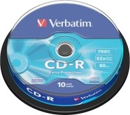 Verbatim 43437 CD-R 700MB 10ks - cena, porovnanie