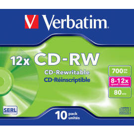 Verbatim 43148 CD-RW 700MB 10ks