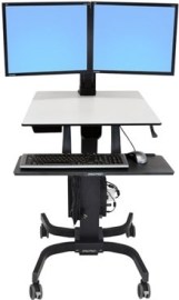 Ergotron WorkFit-C Dual Sit Stand Workstation