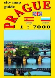 City map - guide PRAGUE 1:7 000 (angličtina, ruština, španělština)