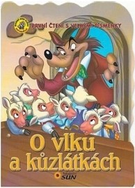 O vlku a kůzlátkách - První čtení s velkými písmenky