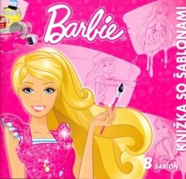 Barbie Knižka so šablonami