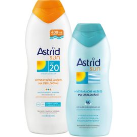 Astrid Sun Hydratačné mlieko SPF20 + mlieko po opaľovaní 400m+200ml