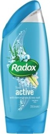 Radox Feel Active Lemongrass & Sea salt 250ml