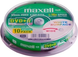 Maxell DVD+R 4.7GB 10ks