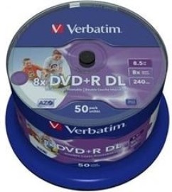 Verbatim 43703 DVD+R 8.5GB 50ks