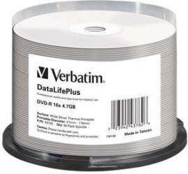 Verbatim 43782 DVD-R 4.7GB 50ks