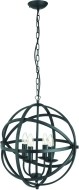 Searchlight Cage Frame Orb Pendant 2474 - cena, porovnanie