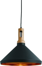 Searchlight Cone Pendant 7051BK