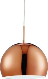 Searchlight Copper Ball Pendant 3039CU