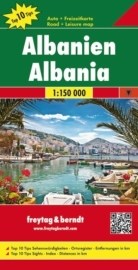 Albánsko mapa 1:150T AK9503 FB